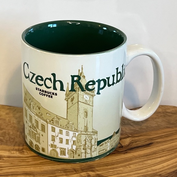 Starbucks Czech Republic Global Icon Collector Series 2017 Coffee Cup Mug 16 Oz. - Picture 5 of 10